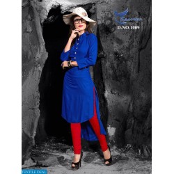 Sparrow Kurti Blue Color