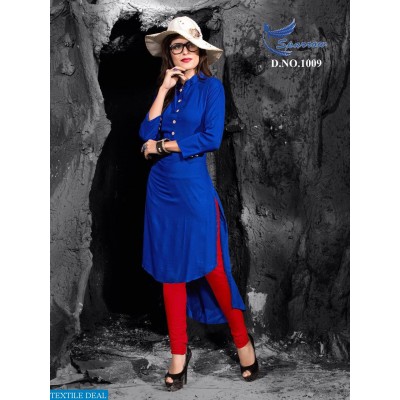 Sparrow Kurti Blue Color