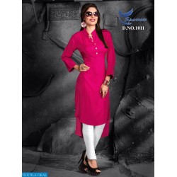 Sparrow Kurti Pink Color