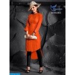 Sparrow Kurti Orange Color