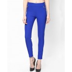 Zipped Jegging Blue Color