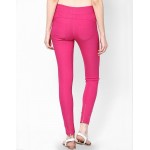 Zipped Jegging Pink Color