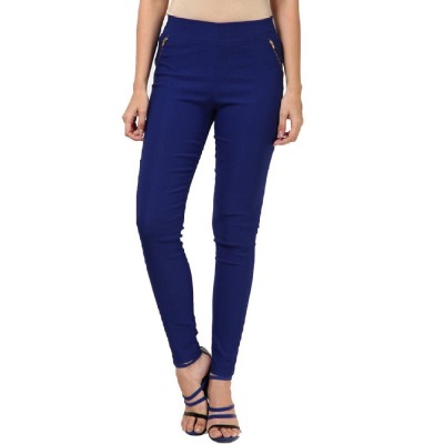 Zipped Jegging Dark Blue Color