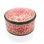 Paper Mache Pin Box (Circle  Shape)