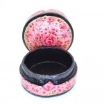 Paper Mache Pin Box (Circle  Shape)