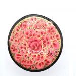 Paper Mache Pin Box (Circle  Shape)