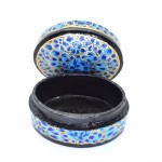 Paper Mache Ring Box (Oval  Shape)