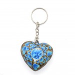 Paper Mache Key Ring (Heart Shape)