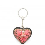 Paper Mache Key Ring (Heart Shape)