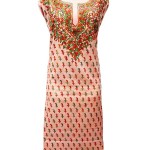 Ladies Unstitched Suit (Peach Pink Colour)