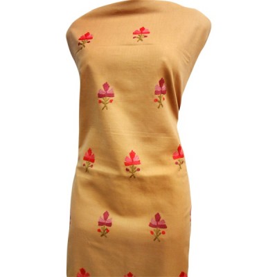 Ladies Unstitched Suit (Beige Colour)