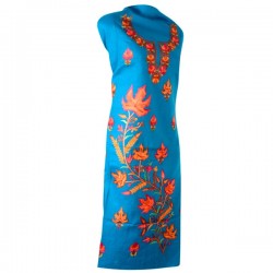 Kashmiri Aari Work Suit (Blue Colour)