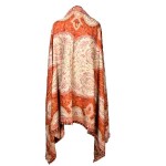 Jamawar Ladies Shawl (Brown White)