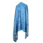 Jamawar Ladies Shawl (Ocean Blue) 