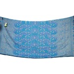 Jamawar Ladies Shawl (Ocean Blue) 