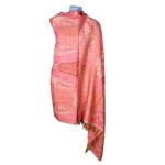 Jamawar Ladies Shawl (Rich Pink)