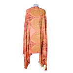 Jamawar Ladies Woollen Shawl (Multi Coloured)