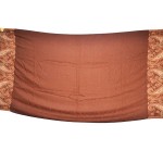 Kani Work Ladies Shawl (Brown Colour)