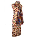 Kani Work Salwar Kameez With Shawl (Ethnic Printed)