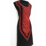 Kashmiri Georjette Suit with Dupatta (BLACK COLOR)