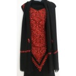 Kashmiri Georjette Suit with Dupatta (BLACK COLOR)