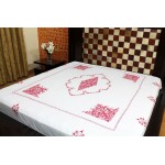 Kashmiri Aari Work Bed Sheet (MHDB08) Kashmiri Aari Work Bed Sheet (MHDB08)