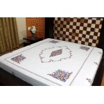 Kashmiri Aari Work Bed Sheet (MHDB09) Kashmiri Aari Work Bed Sheet (MHDB09)