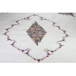 Kashmiri Aari Work Bed Sheet (MHDB09) Kashmiri Aari Work Bed Sheet (MHDB09)