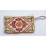 Purse with Crewel Embroidery