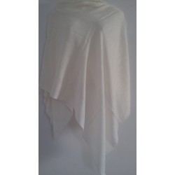 Self Stole Shawl (White Colour)