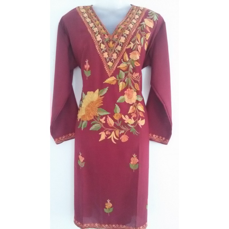 Buy Embroidered Kurtis for Women Latest Design Online in India at Nehamta –  Traditional Kurti Online Store | Indian Ethnic Wear for Women