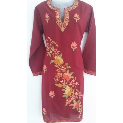 Embroidered Summer Cool Cotton Kurti (KSEK0019)