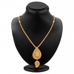 Pleasing Gold Plated Necklace Set