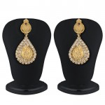 Gold Plated Lord Lakshmi Pendant Set