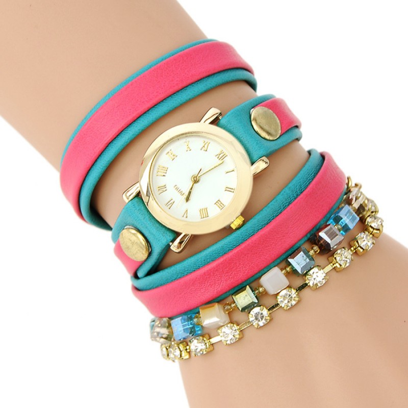 fcity.in - Bracelet Type Golden Watch For / Trendy Women Watches