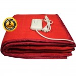 Electric Heating Blanket Single Bed (Red Fleece)