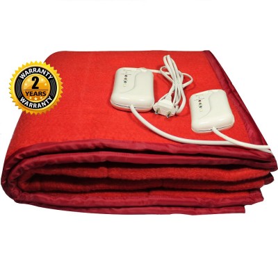 Electric Heating Blanket Double Bed (Red Fleece)