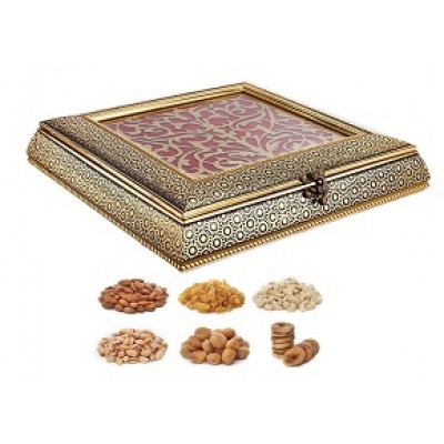 Traditional Style Diwali Dry Fruit Box